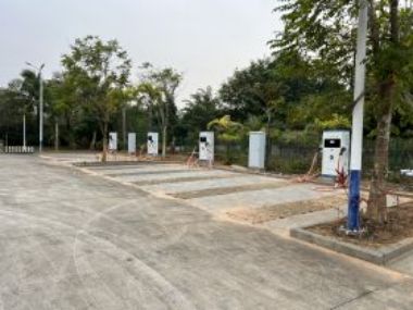 文昌市高铁站停车场新能源直流充电站