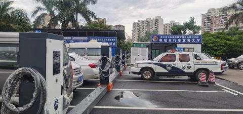 海口市安民路交警队新能源直流充电站